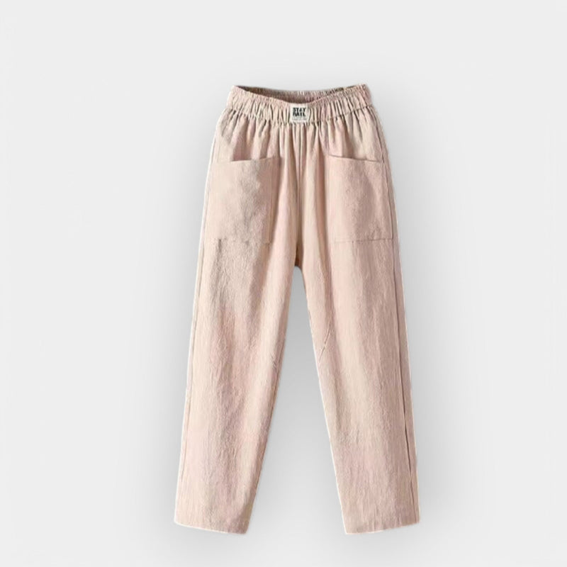 Pantaloni comodi in lino