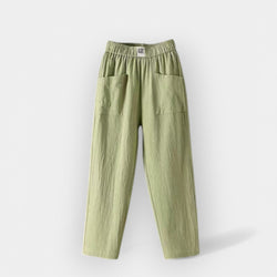 Pantaloni comodi in lino