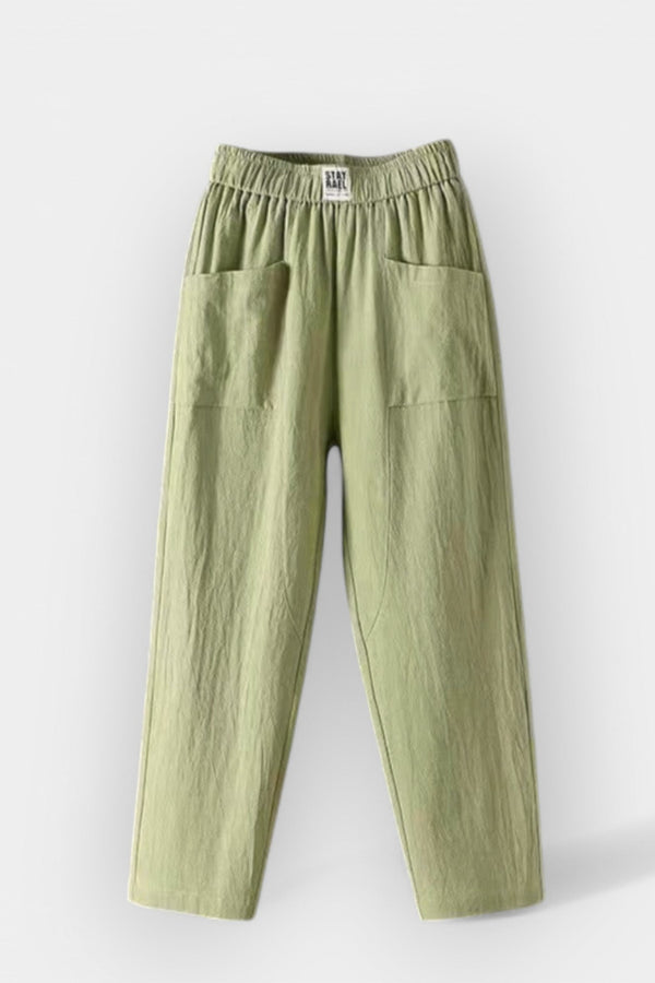 Pantaloni comodi in lino
