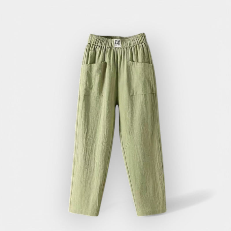 Pantaloni comodi in lino