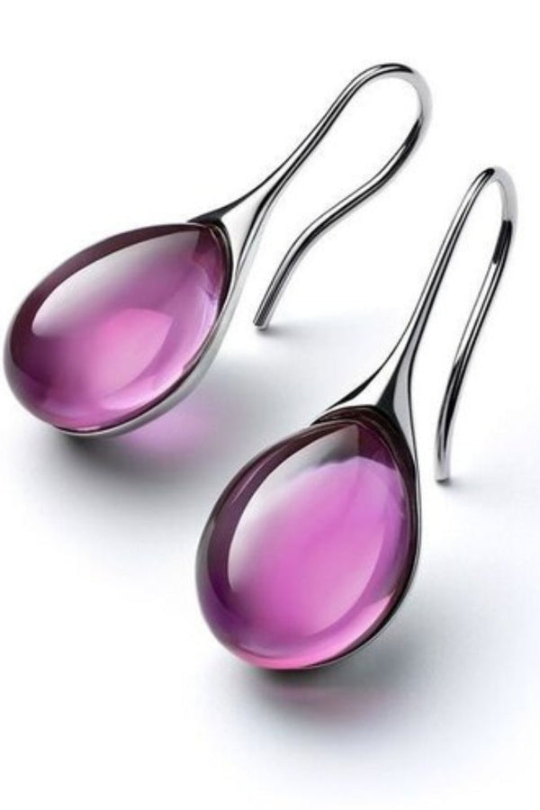 Orecchini a goccia di cristallo scintillanti