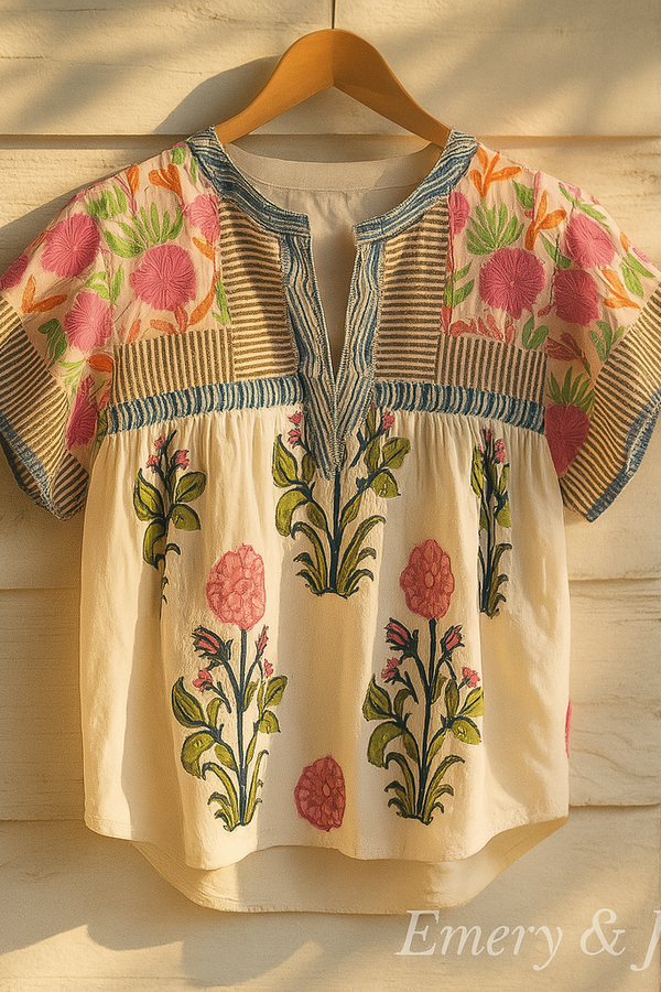 Cloe | Elegante camicetta bohémien