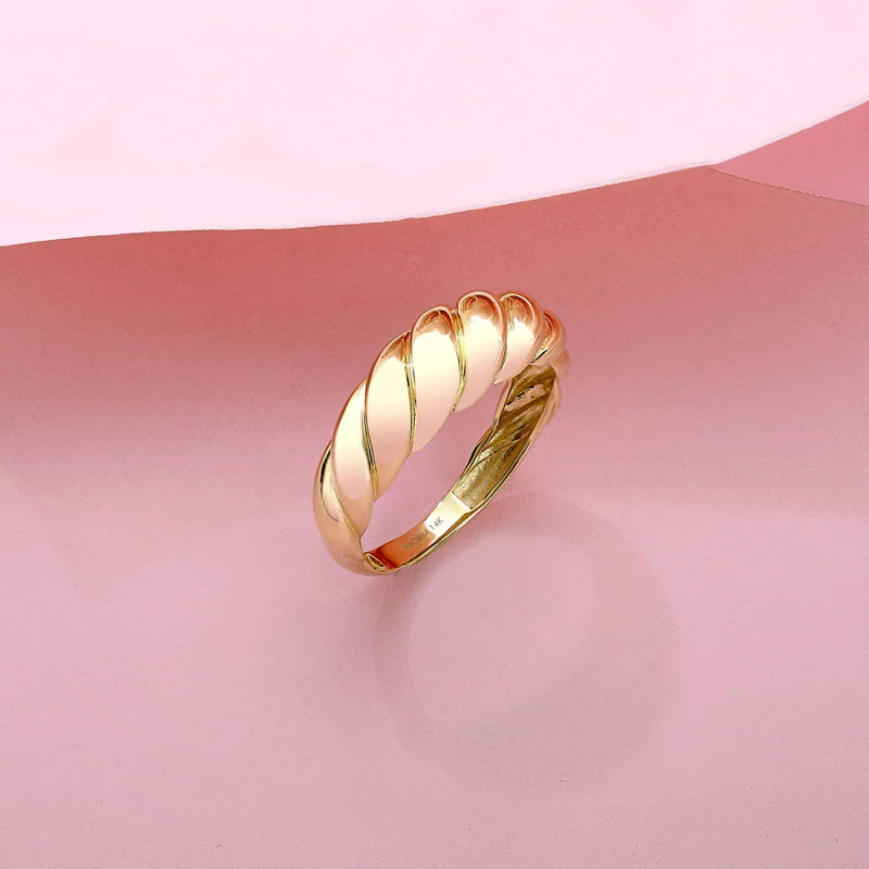 Anello Croissant | Oro