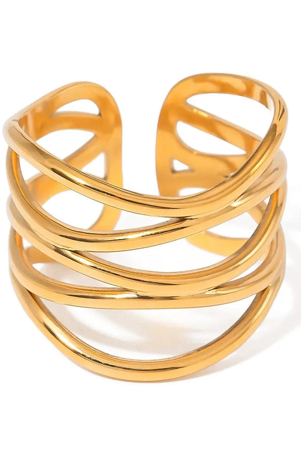 Anello Sirena Regolabile Oro