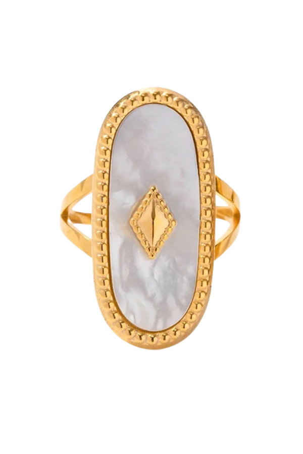 Anello regolabile Aura Opalina Oro