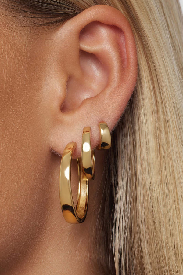 Orecchini a cerchio Gia Statement | Oro