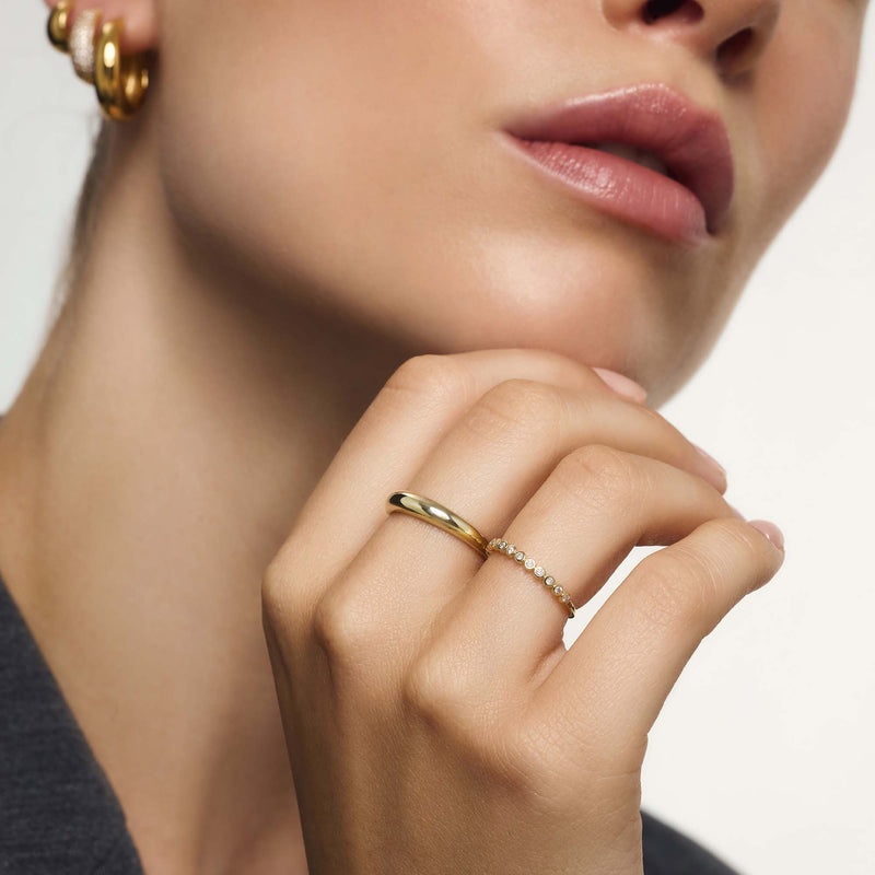 Anello a bolle di diamante | Oro