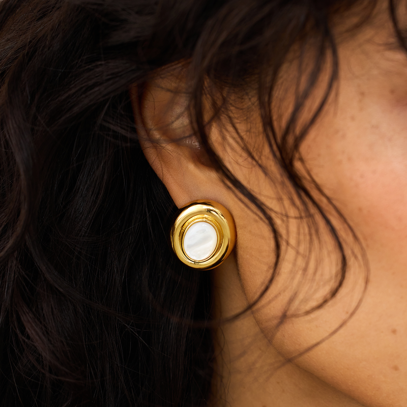 Orecchini Giselle con Perla | Oro