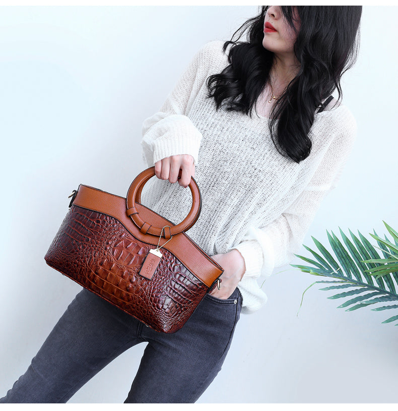 Ella™ Classic Croc | Borsa vintage versatile