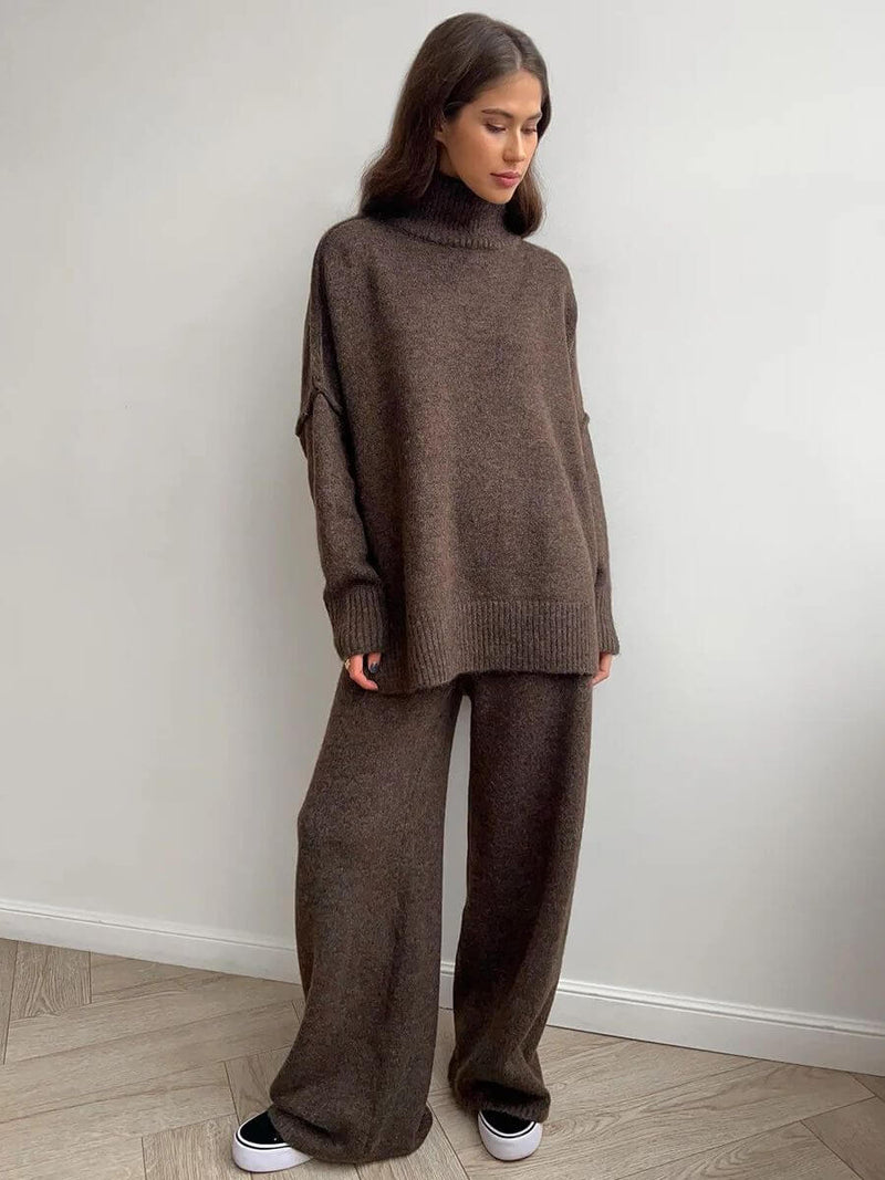 Stella - Set di pantaloni larghi e comodi da lavorare a maglia 