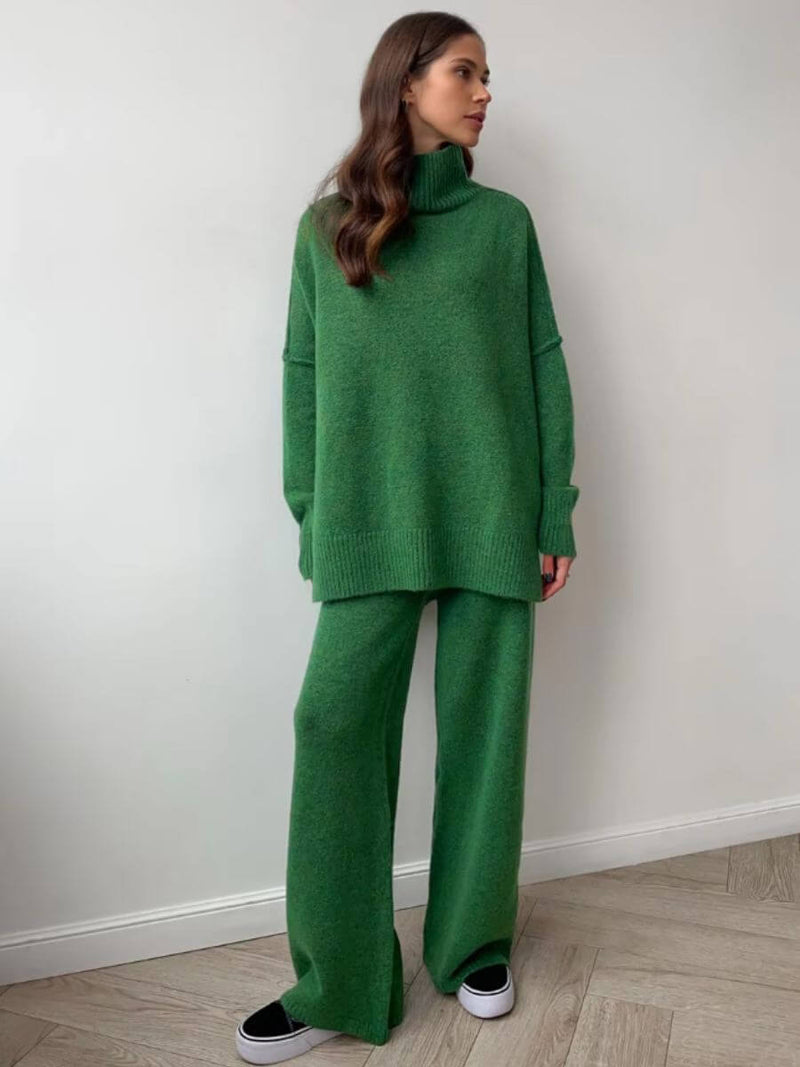 Stella - Set di pantaloni larghi e comodi da lavorare a maglia 