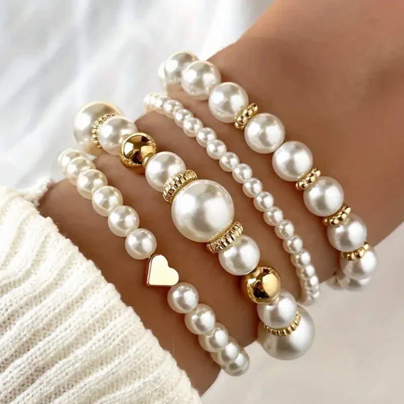 Set di bracciali Elegance Pearl