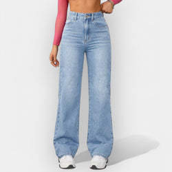 Jeans a gamba dritta