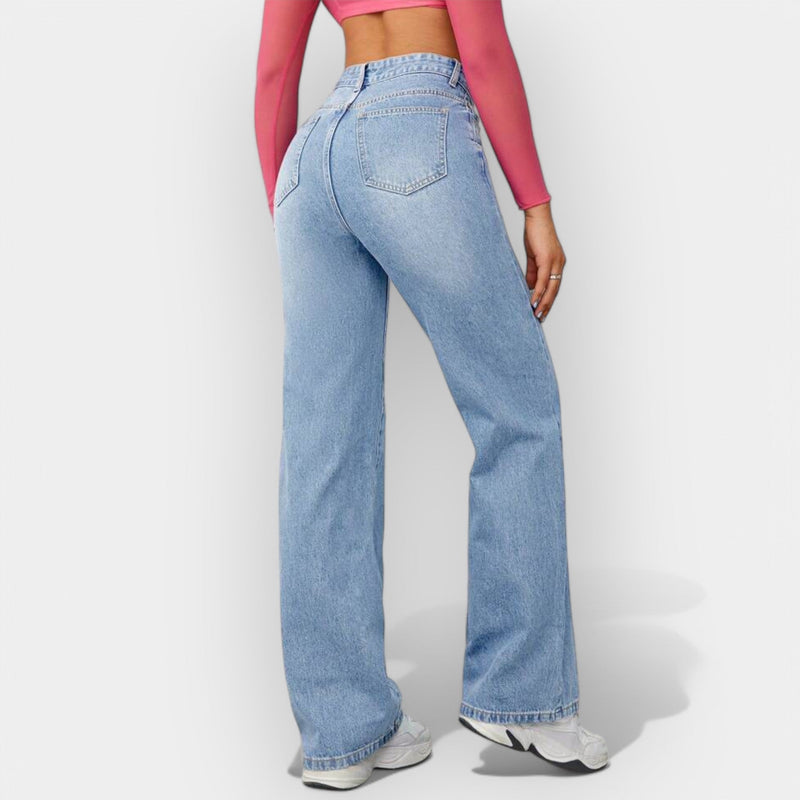 Jeans a gamba dritta