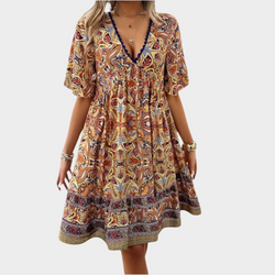 Mini abito Paisley