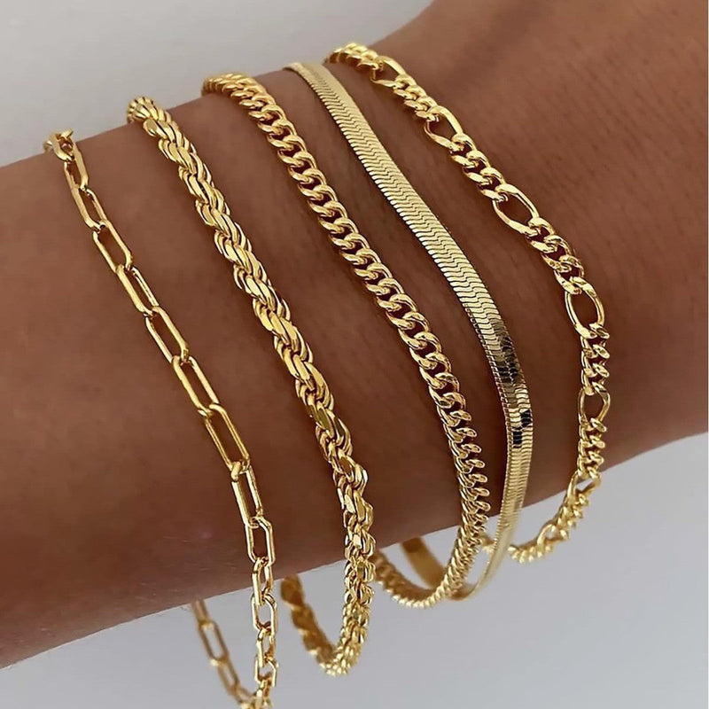 Set di braccialetti Ellis Renner | Oro