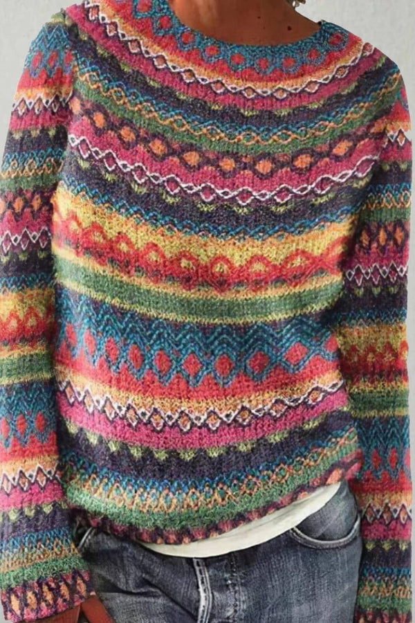 Emma™ - Comodo maglione retrò