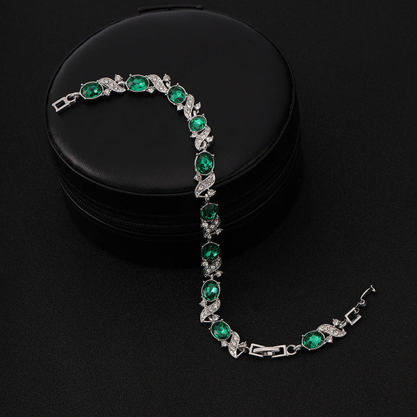 Bracciale Giada Bellini | Oro Bianco