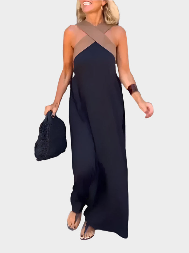 Abito elegante con scollatura aperta