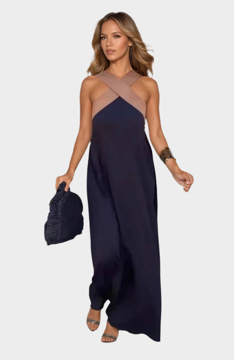 Abito elegante con scollatura aperta