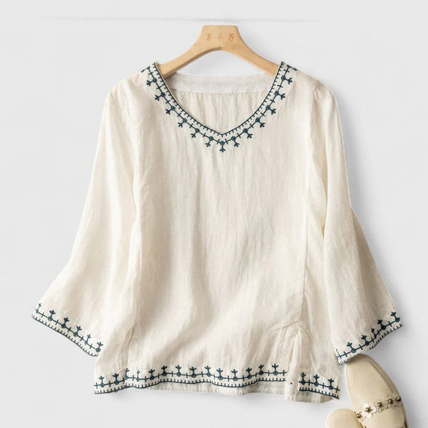 Taysia | Elegante camicetta con scollo a V