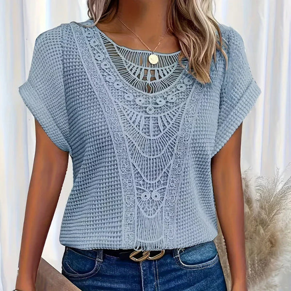 AURA - BLUSA DALLA TEXTURE DELICATA 