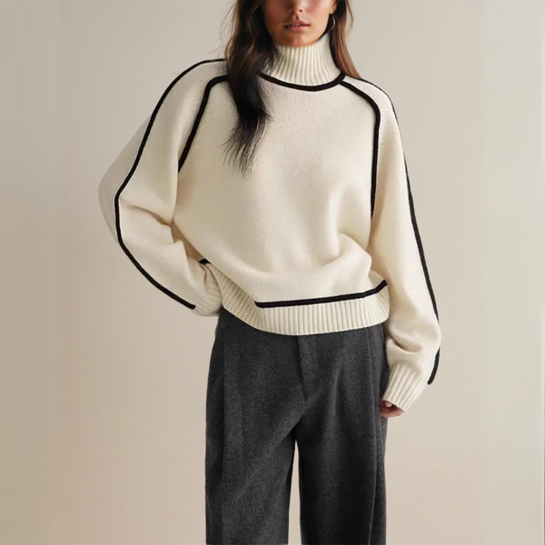 Claire - Maglione dolcevita chic 