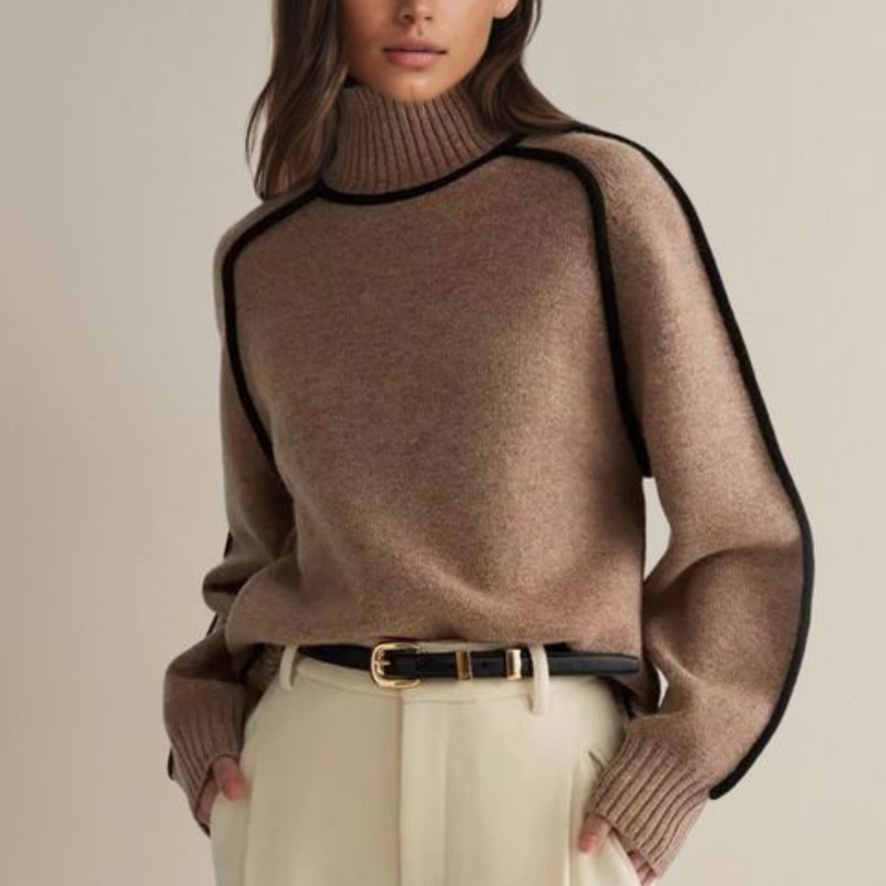 Claire - Maglione dolcevita chic 