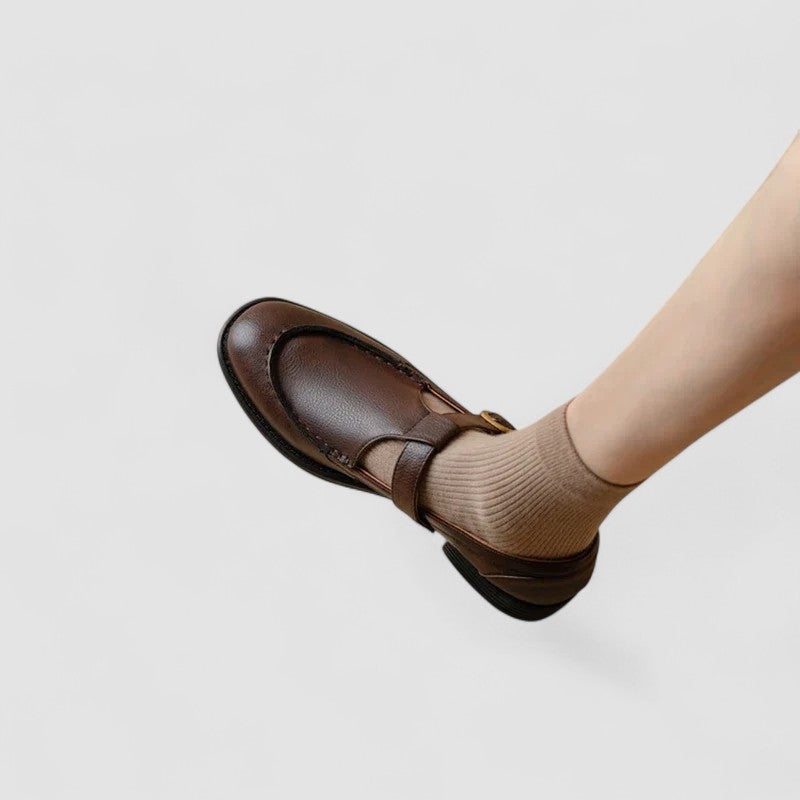 Avery™ – Scarpe ortopediche Mary Jane con punta quadrata