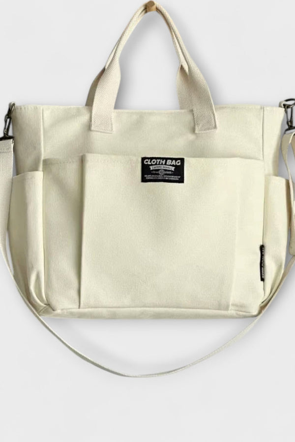 Olivia - Borsa tote in tela minimalista