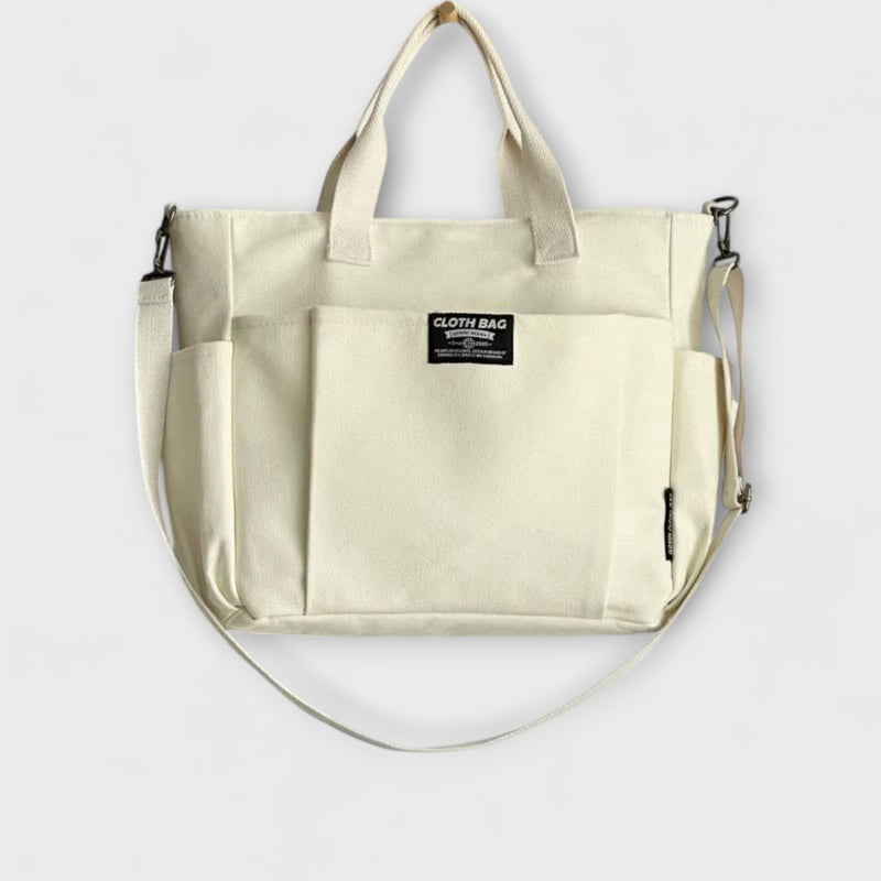 Olivia - Borsa tote in tela minimalista