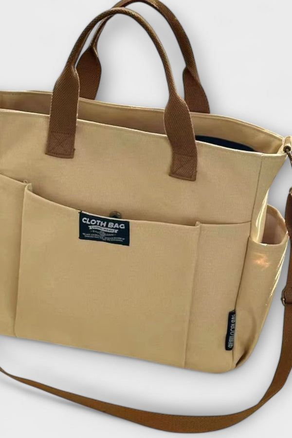 Olivia - Borsa tote in tela minimalista