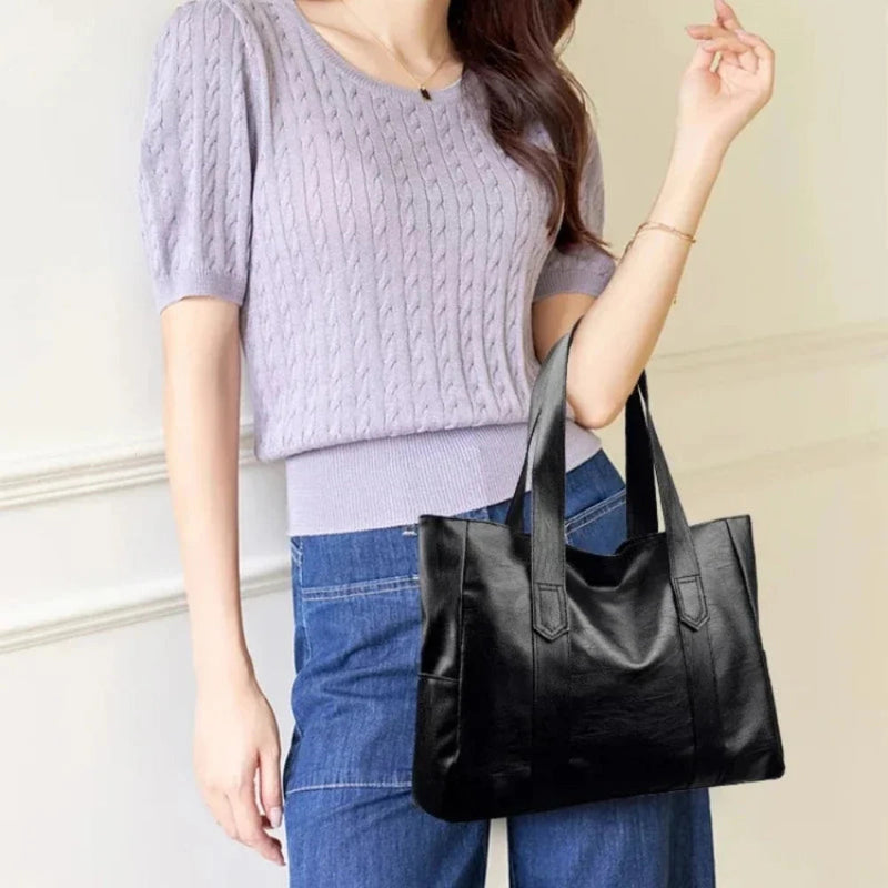 Abigail™ - Borsa a tracolla morbida minimalista di lusso