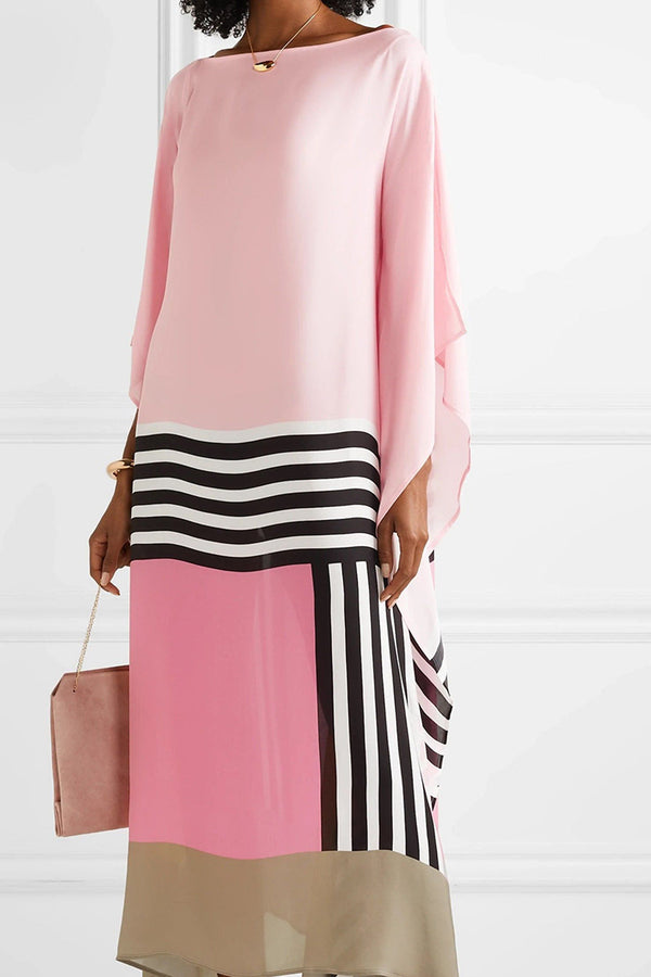 Rilinda | Elegante caftano con stampa geometrica