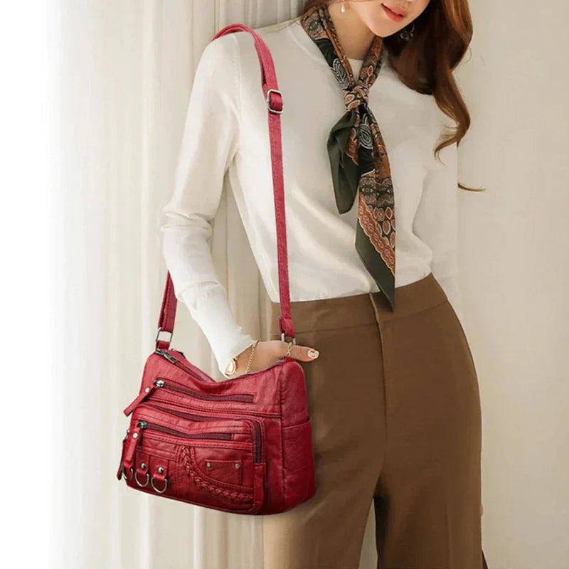 Ciondolo vintage Olivia™ | Borsa morbida con cerniera