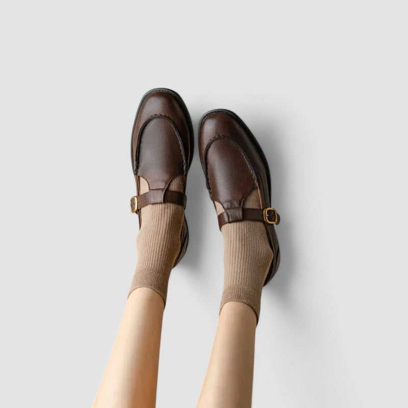Avery™ – Scarpe ortopediche Mary Jane con punta quadrata