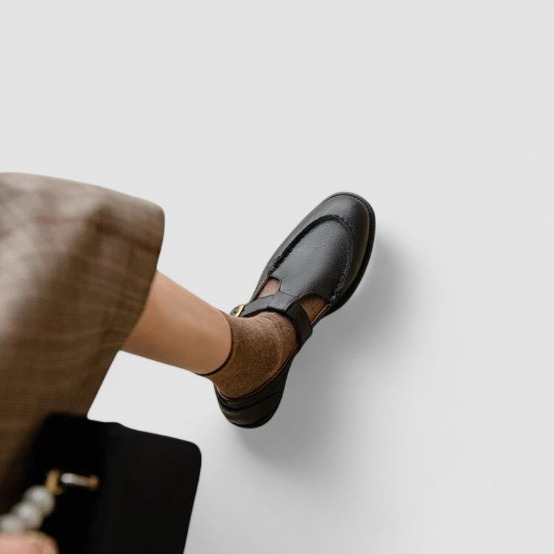 Avery™ – Scarpe ortopediche Mary Jane con punta quadrata