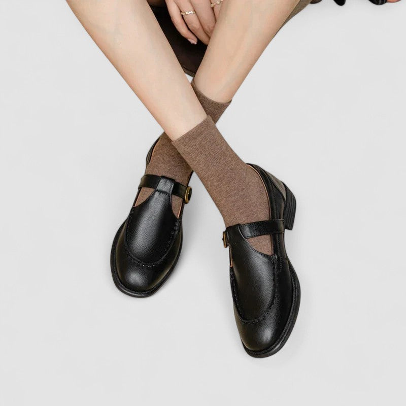 Avery™ – Scarpe ortopediche Mary Jane con punta quadrata