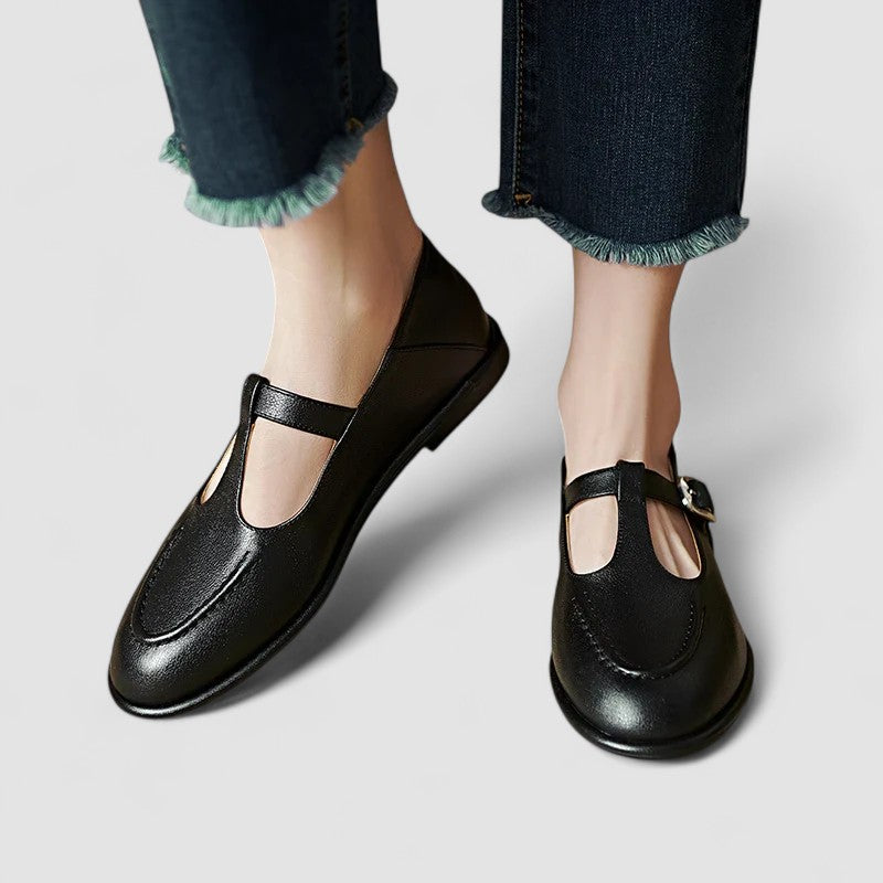 Camila™ – Scarpe ortopediche Mary Jane con tacco basso