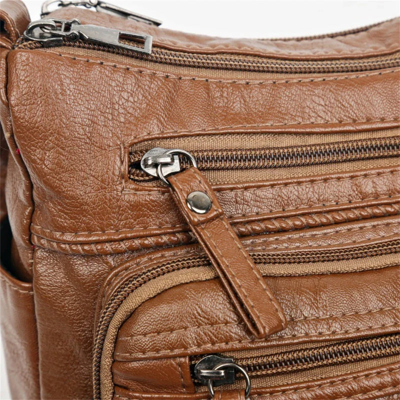 Ciondolo vintage Olivia™ | Borsa morbida con cerniera