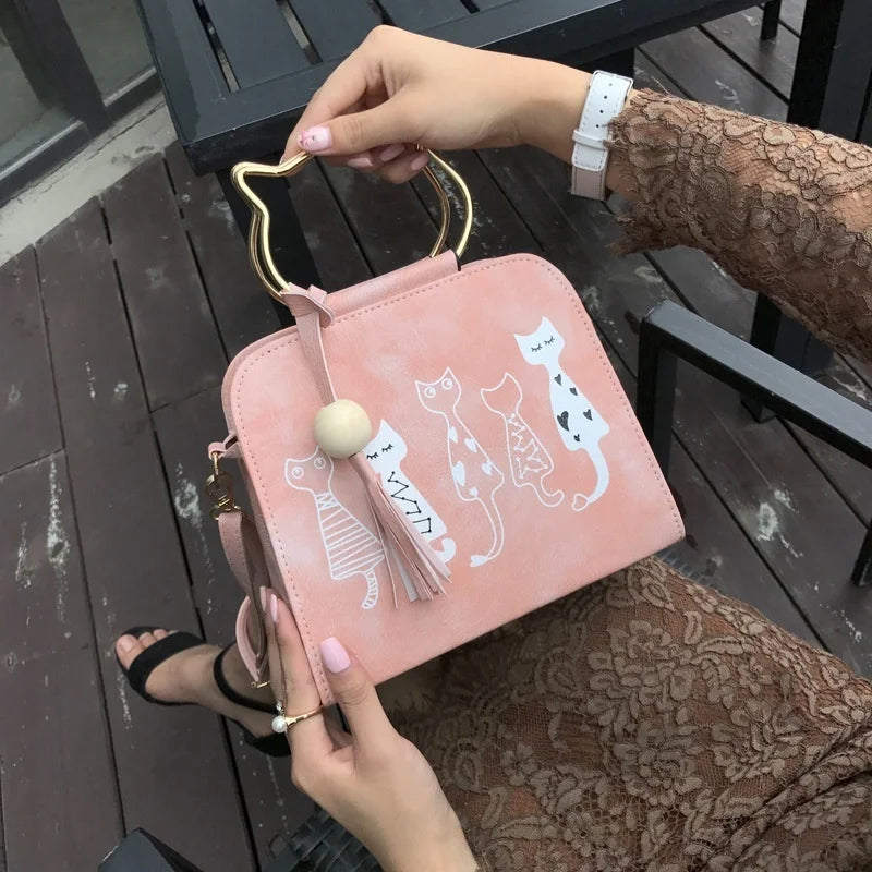 Layla™ - Elegante e carina borsa a forma di gattino