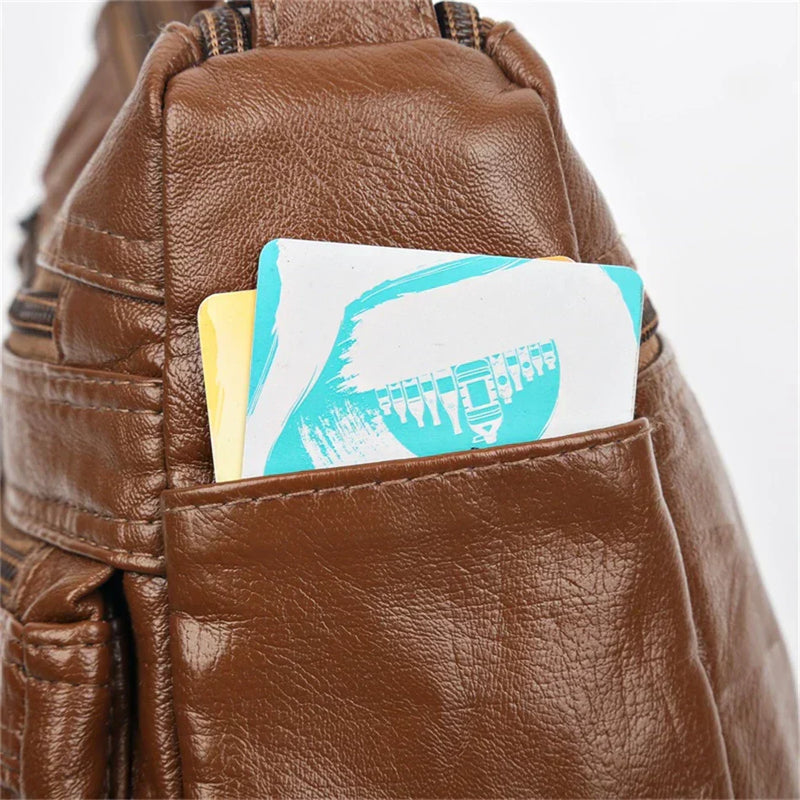 Ciondolo vintage Olivia™ | Borsa morbida con cerniera