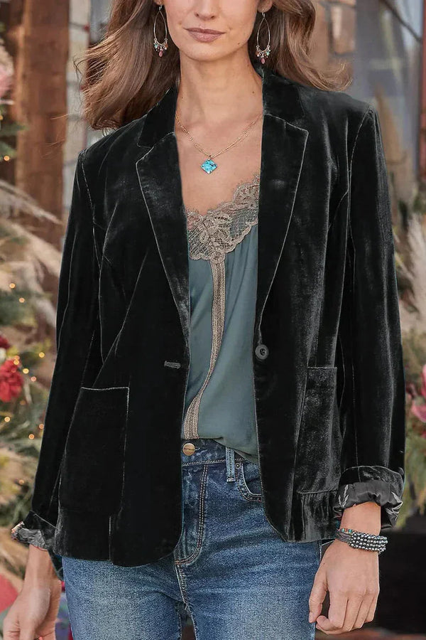 Peyton™ - Elegante blazer in velluto