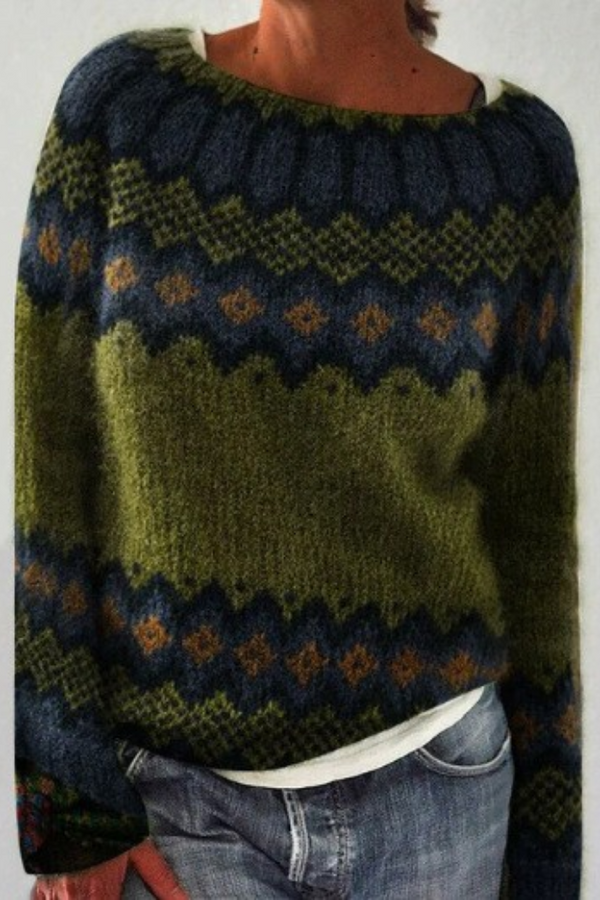 Anita™ - Comodo maglione retrò