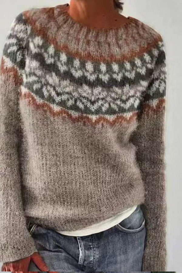 Chloe™ - Comodo maglione retrò