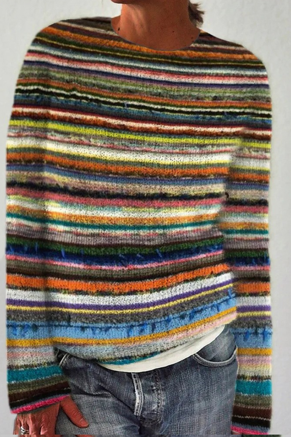 Silvana™ - Comodo maglione retrò