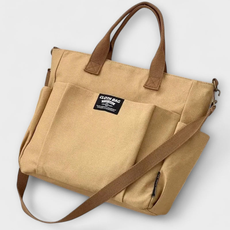 Olivia - Borsa tote in tela minimalista