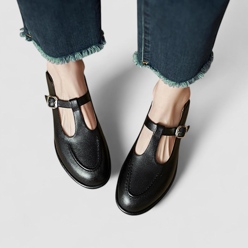 Camila™ – Scarpe ortopediche Mary Jane con tacco basso