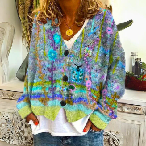 Evie | Cardigan floreale