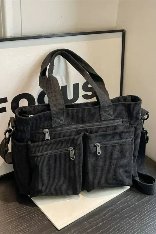 Lina™ - Borsa con coulisse e dettagli fatti a mano